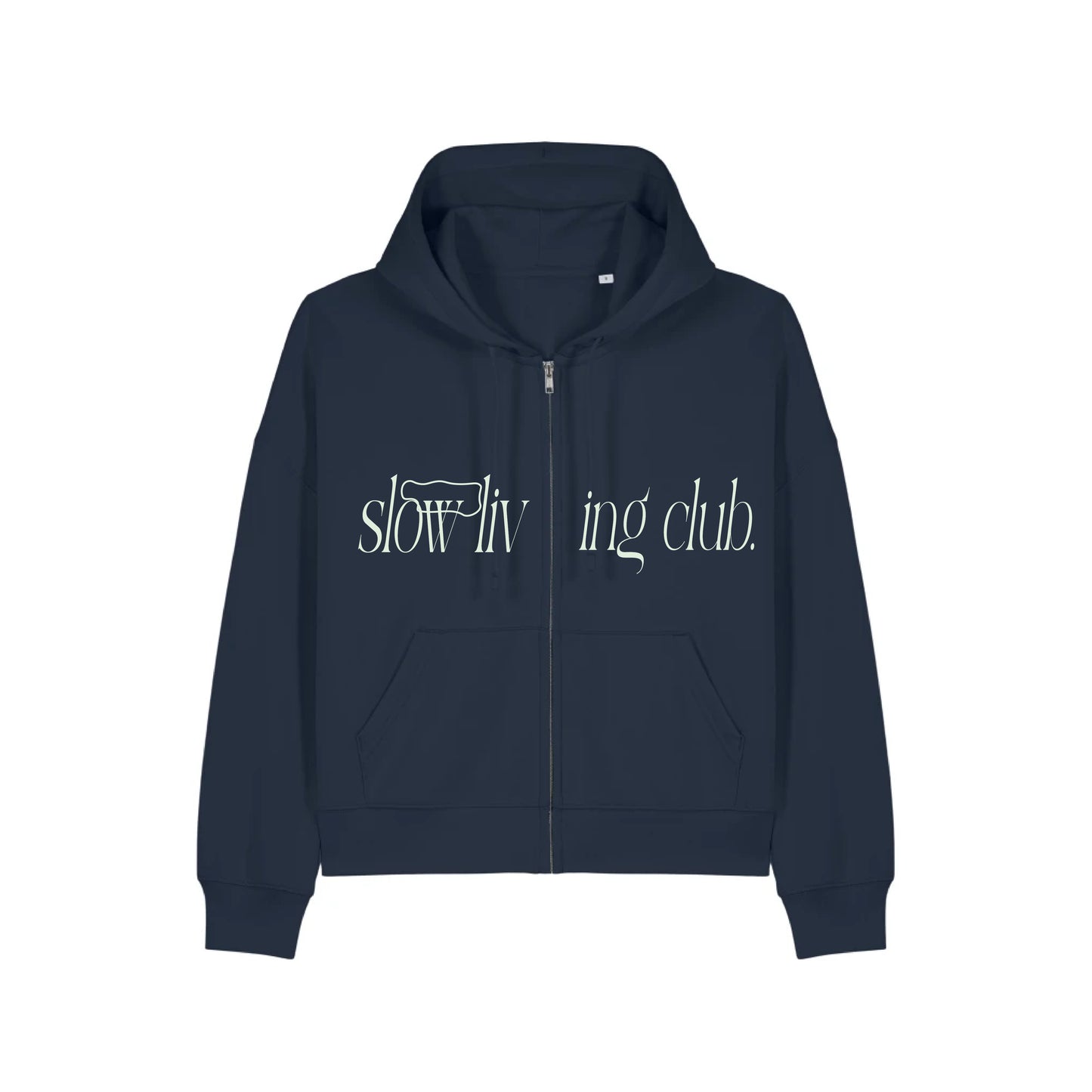 navy zip hoodie