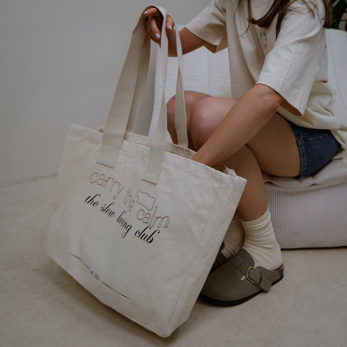 natural tote