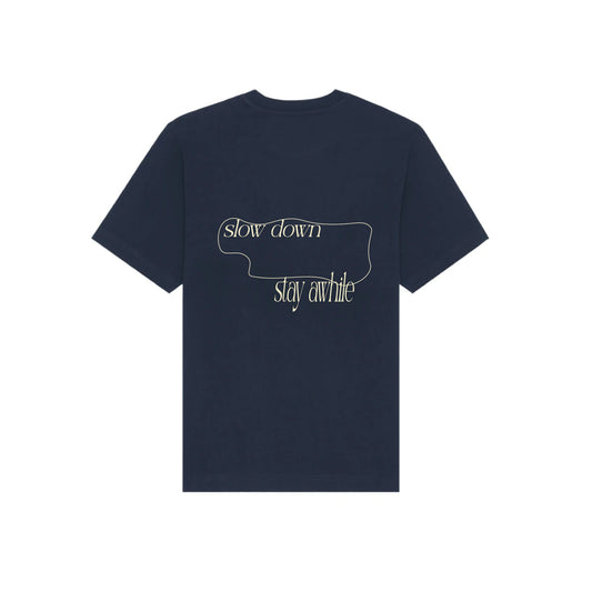navy oversized tee