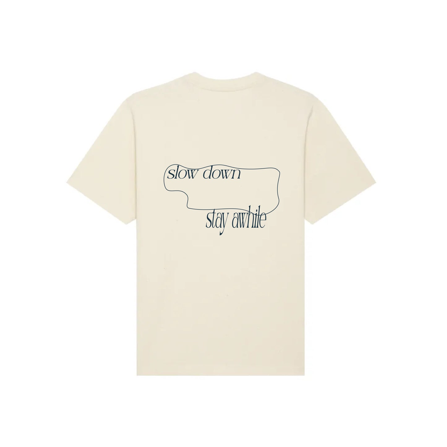natural oversized tee